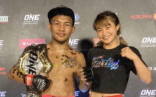 Rodtang Jitmuangnon (L), Stamp Fairtex (R) [Photos: ONE Championship]