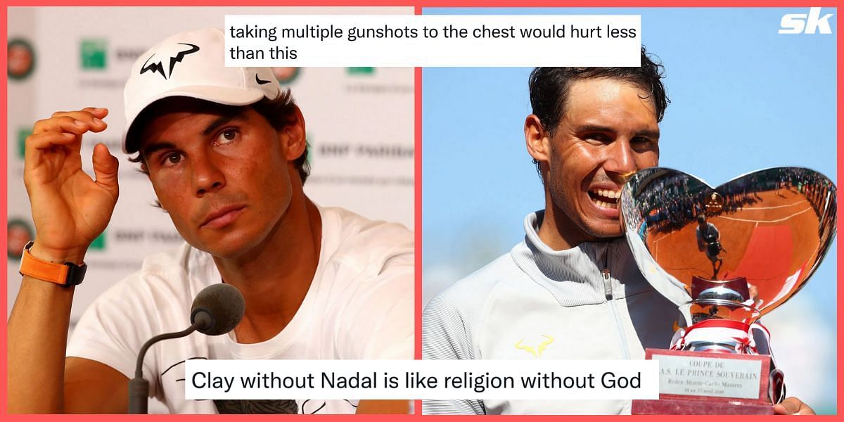 Tennis fans took to Twitter to praise Rafael Nadal for his timely withdrawal from Monte-Carlo