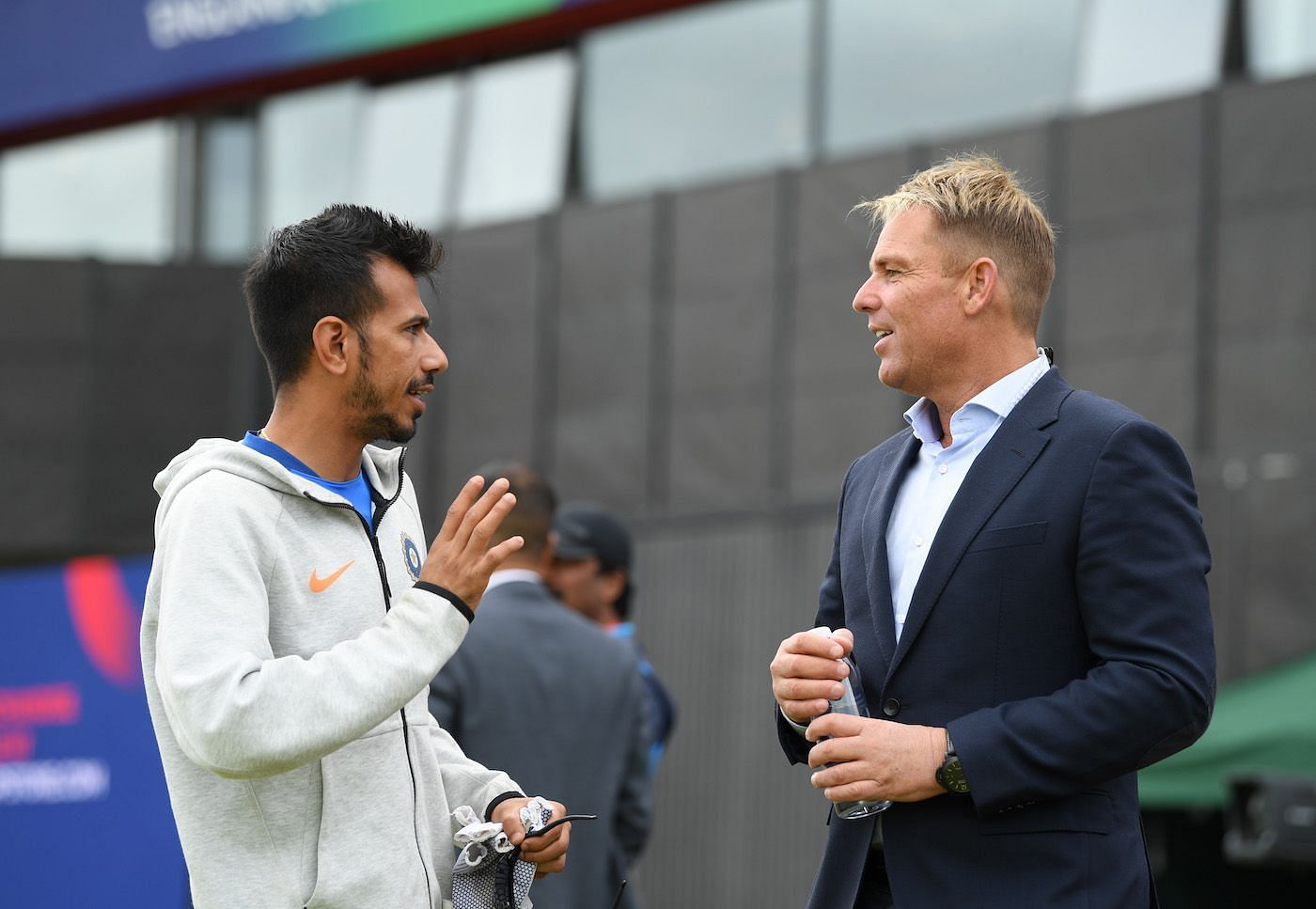 Yuzvendra Chahal and Shane Warne. (Credits: ICC)