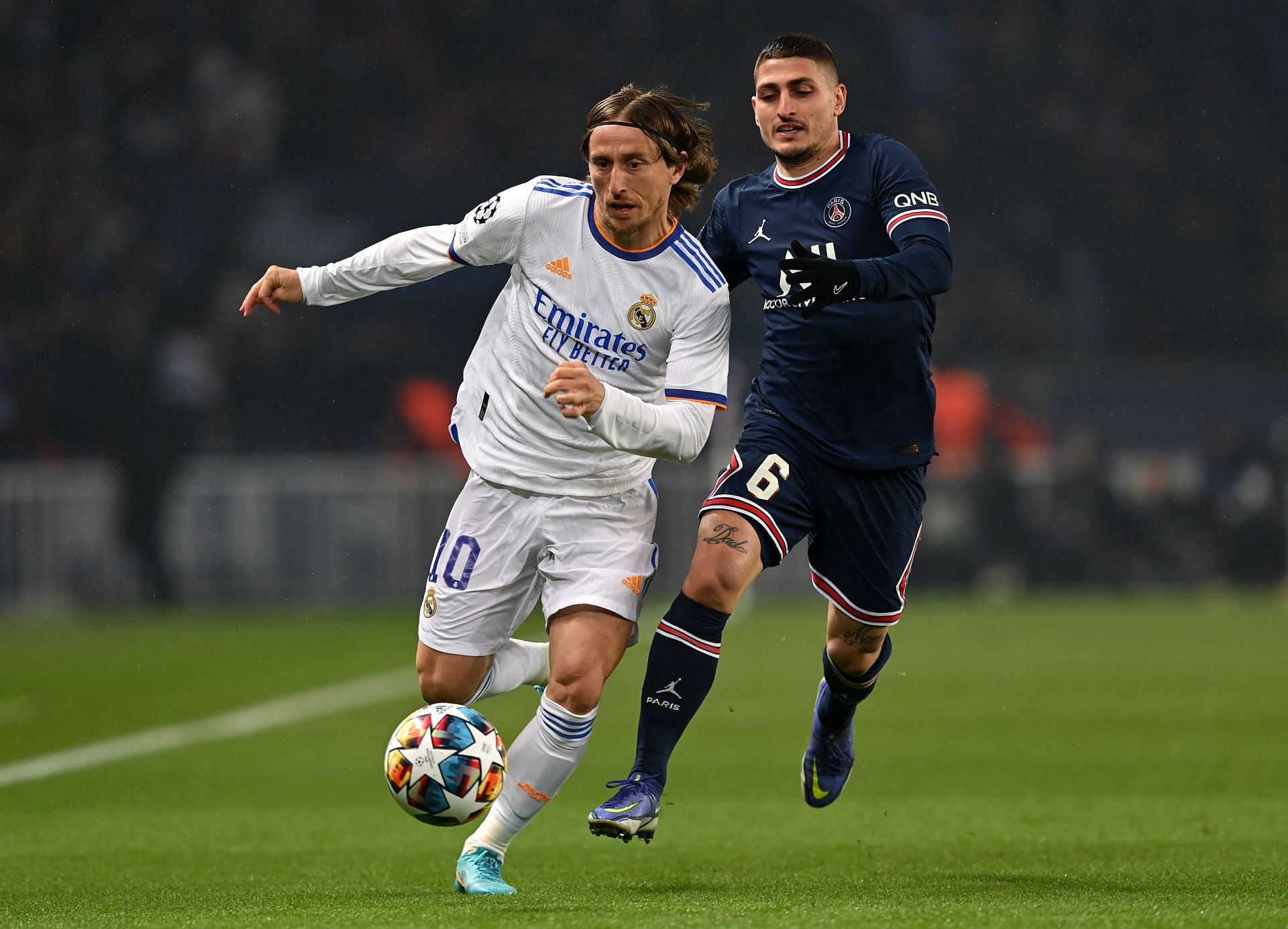 Luka Modric and Marco Verratti are the midfield anchors for Real Madrid and PSG respectively