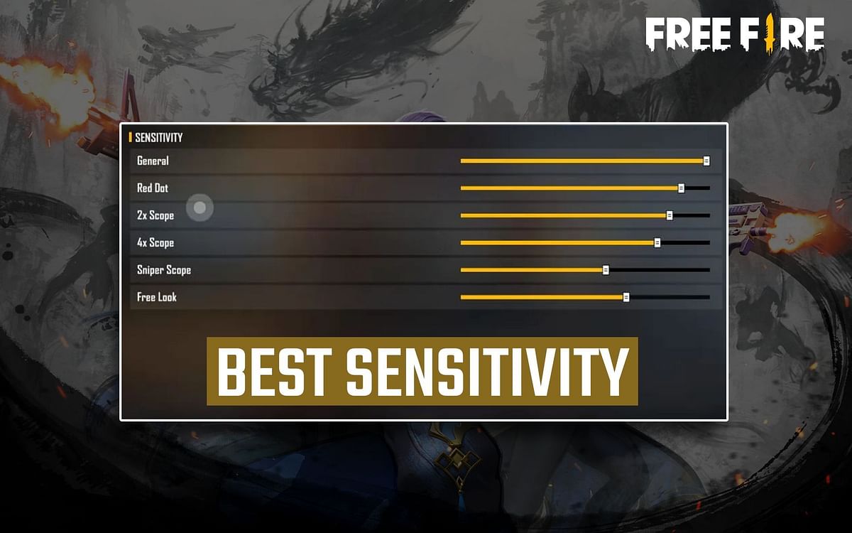 best sensitivity for one tap headshot in free fire max