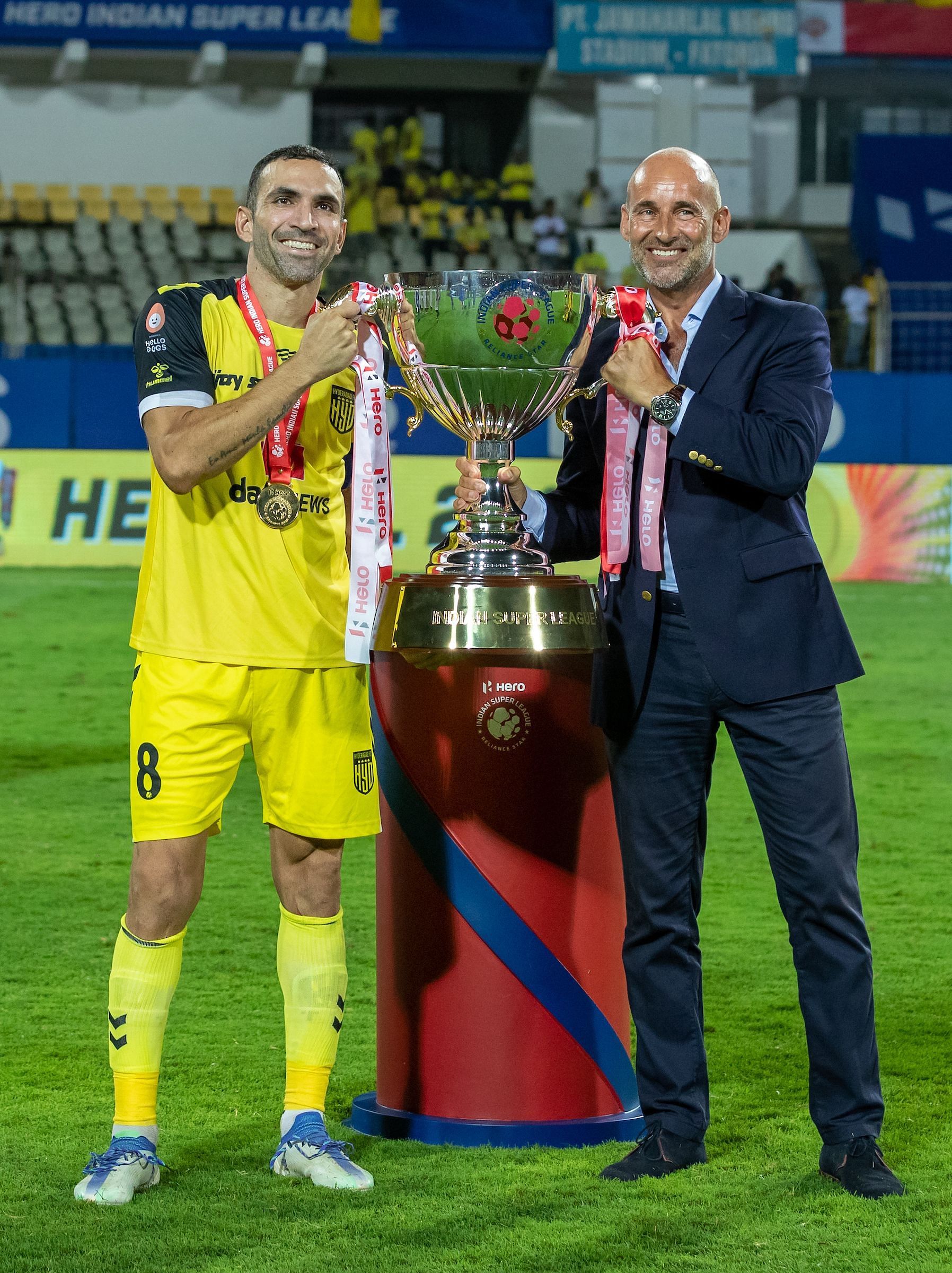 Joao Victor led from the front to secure the trophy for Hyderabad FC (Image courtesy: ISL Media)