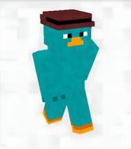 Perry the Platypus Skin (Image via SkinsMC)