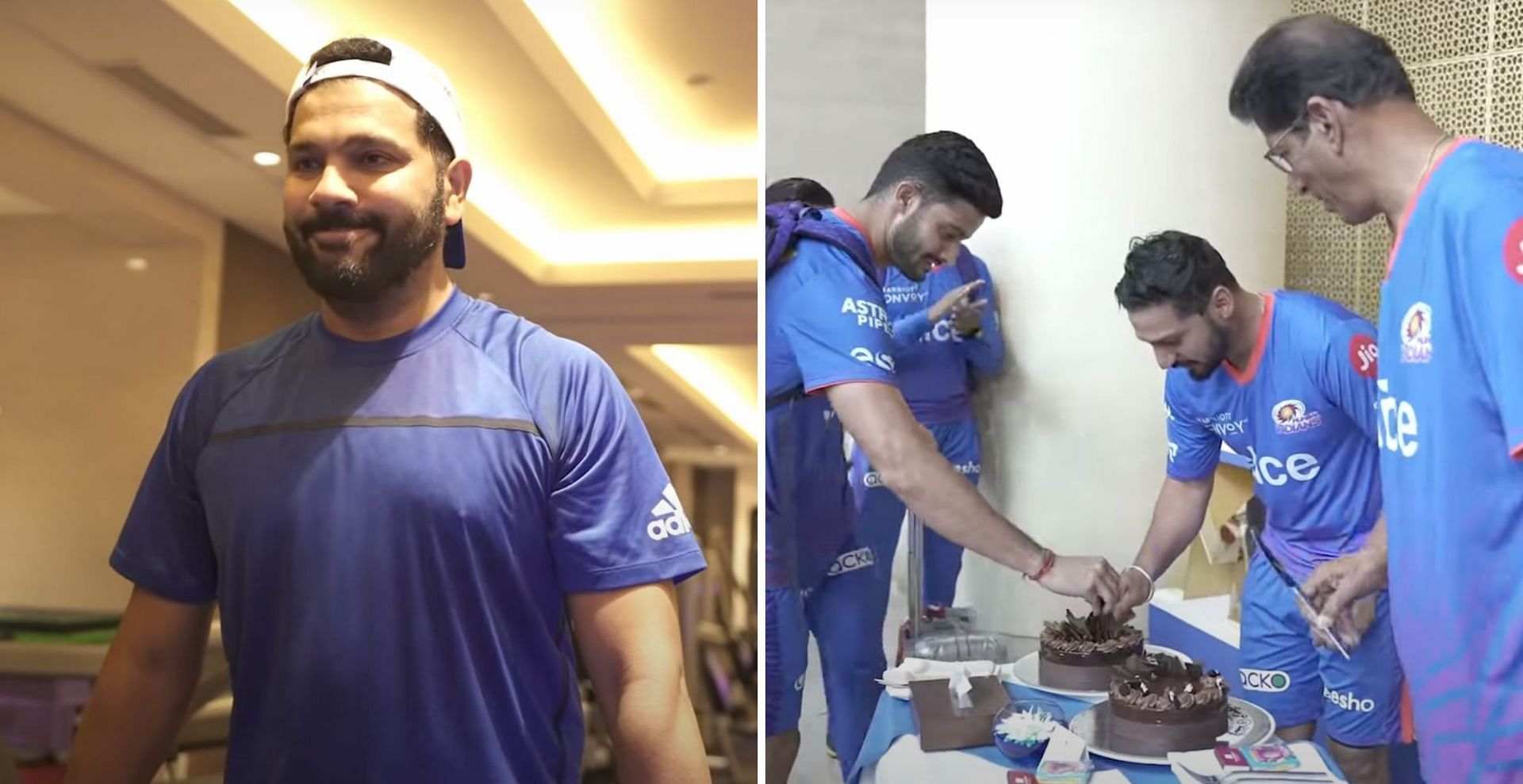 Mumbai Indians gave a sneak peek to their daily routine (Credit: Twitter/MI)