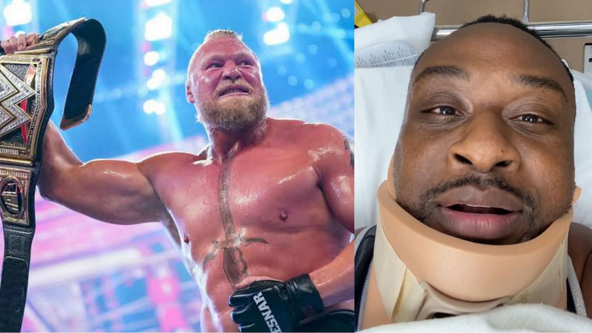 Brock Lesnar will main event WrestleMania 38, while Big E will miss it.