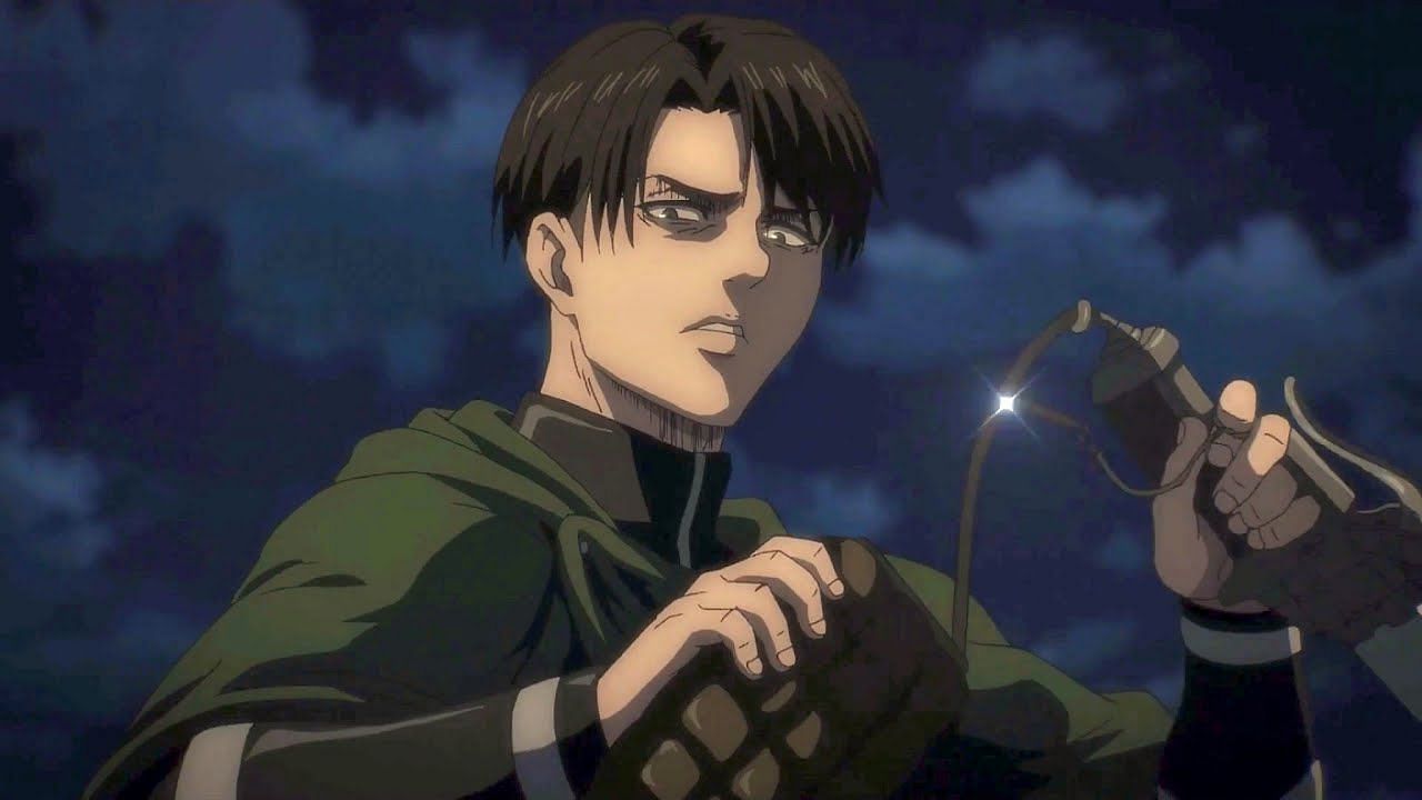 Levi as seen in the anime&rsquo;s fourth season (Image via MAPPA Studios)