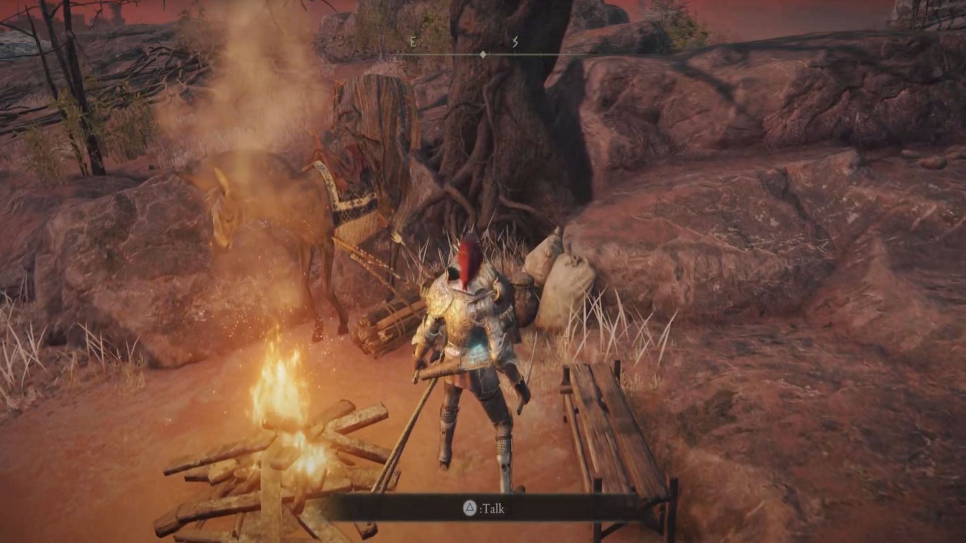 Players can purchase the Nomadic Warrior&#039;s Cookbook (15) from the Nomadic Merchant in Caelid (Image via Byrlul/YouTube)