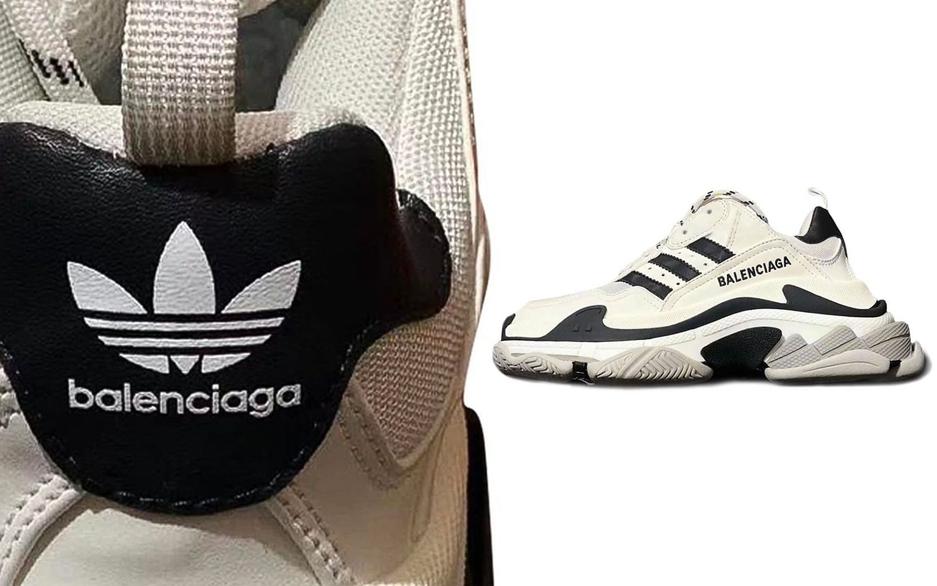 Adidas x Balenciaga collaboration rumors circulate following leaked images (Images via @apolloluo1976/Instagram)