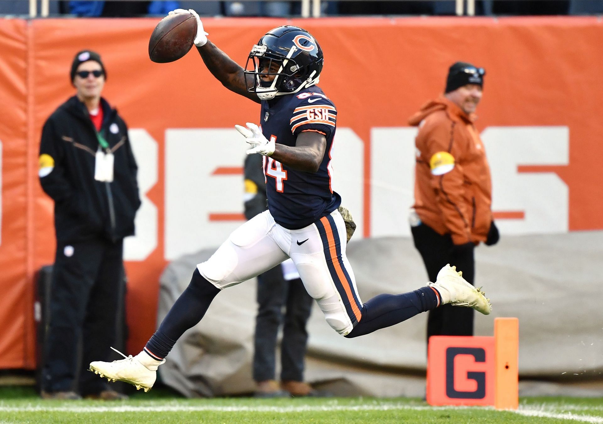 Chicago Bears wide receiver Marquise Goodwin