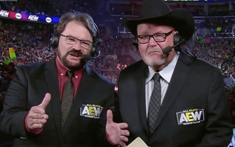 Jim Ross has been a mainstay at the All Elite Wrestling announce desk