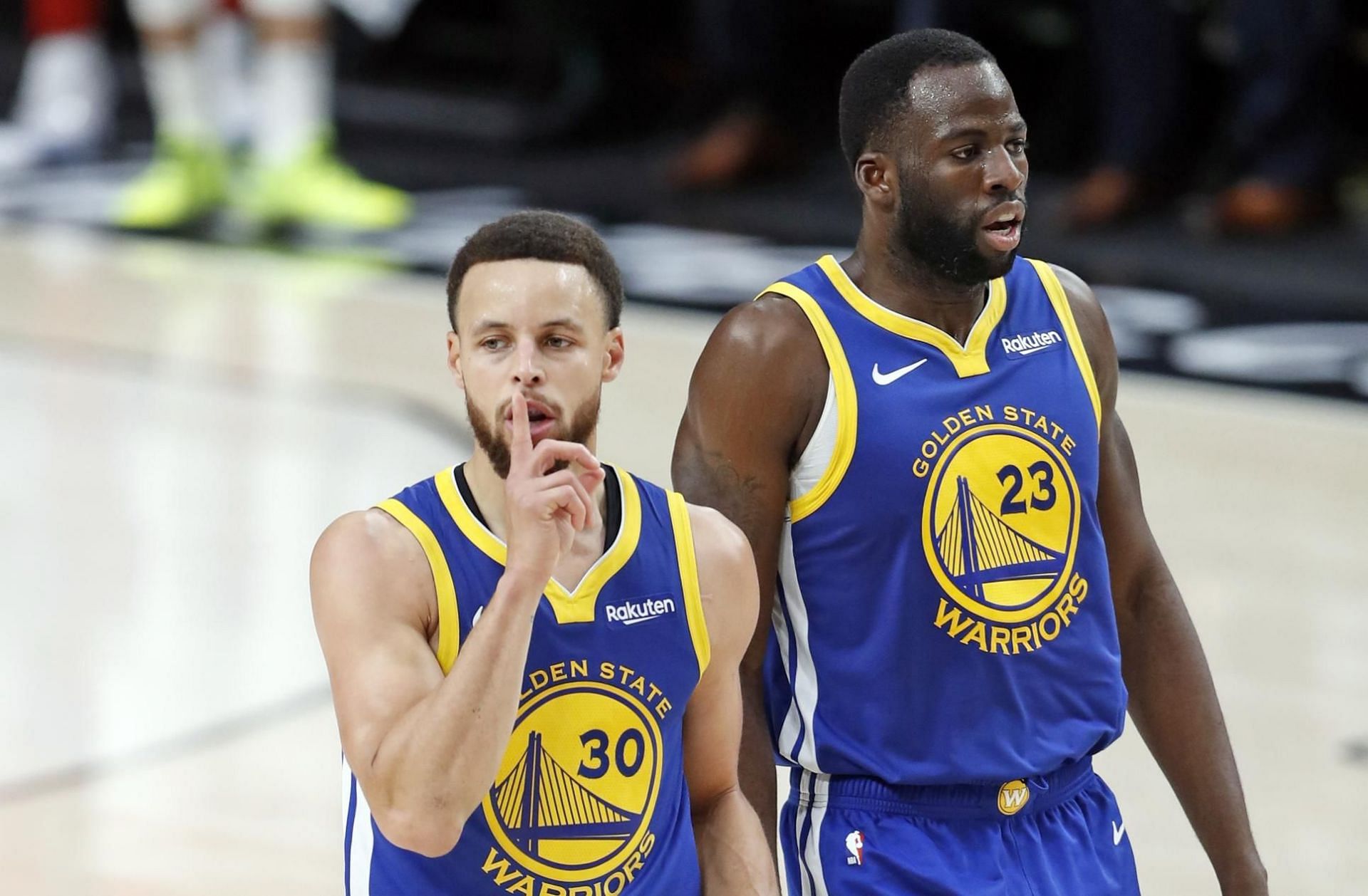 Steph Curry and the Warriors have looked out of sorts without Draymond Green [Photo: San Franciso Chronicle]