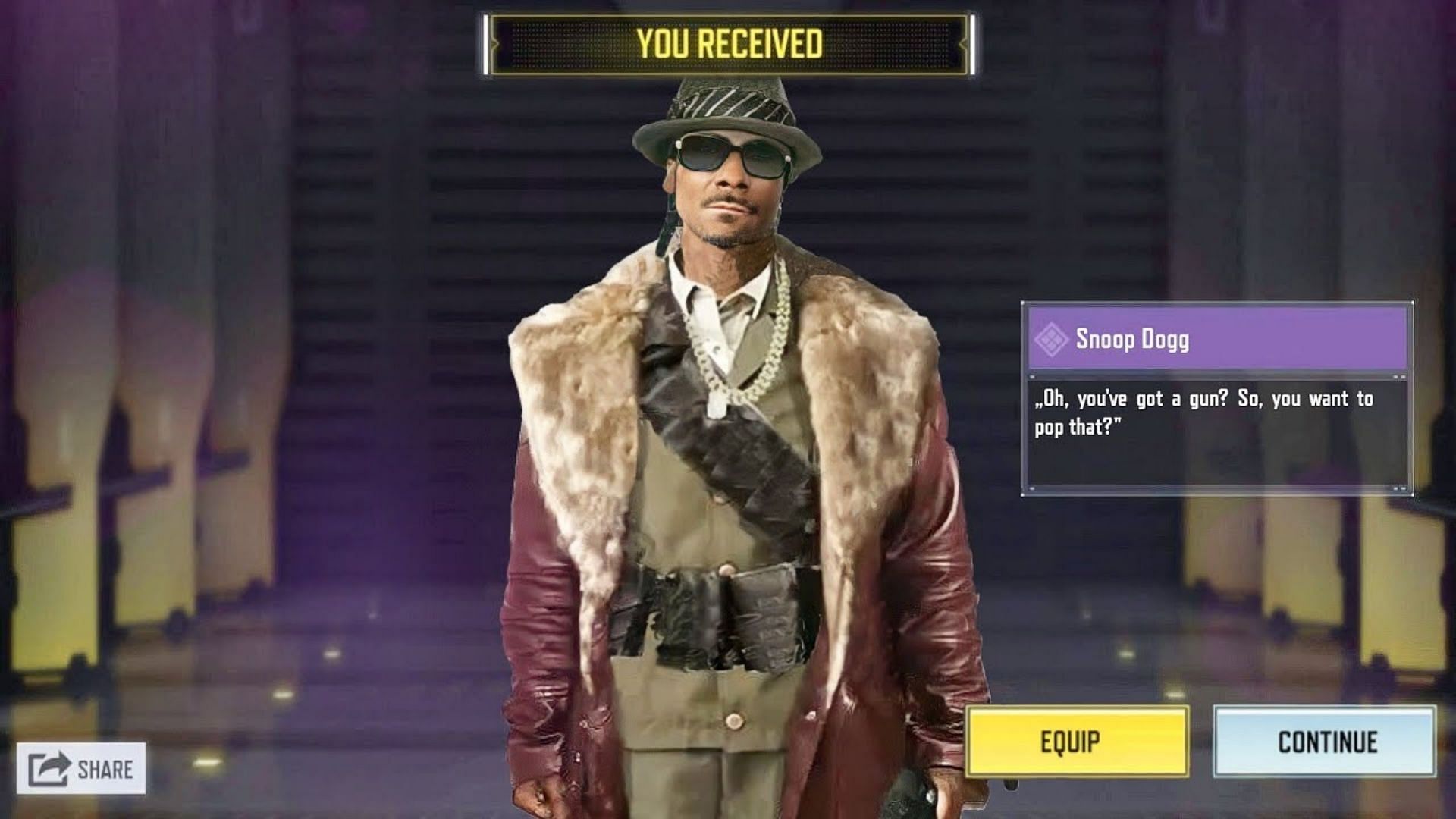 COD Mobile has confirmed a collaboration with Snoop Dogg and players can expect an operator skin based on the rapper next month (Image via Papa Joe/YouTube)