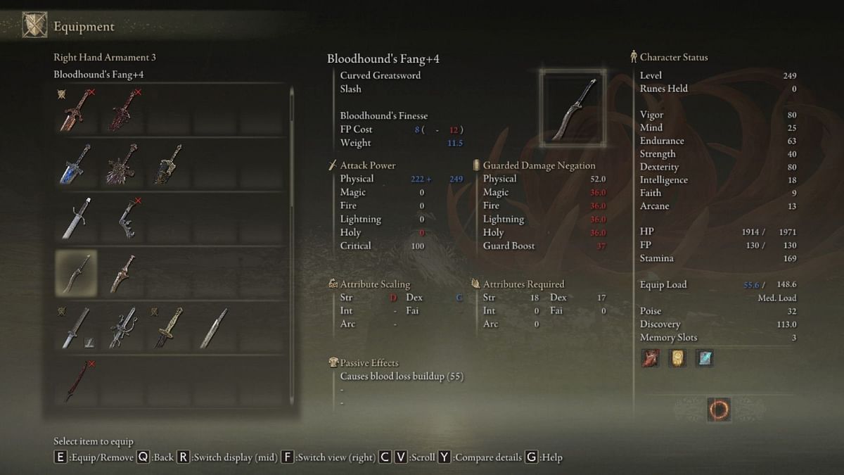 Top 5 bleed status weapons in Elden Ring and where to find them