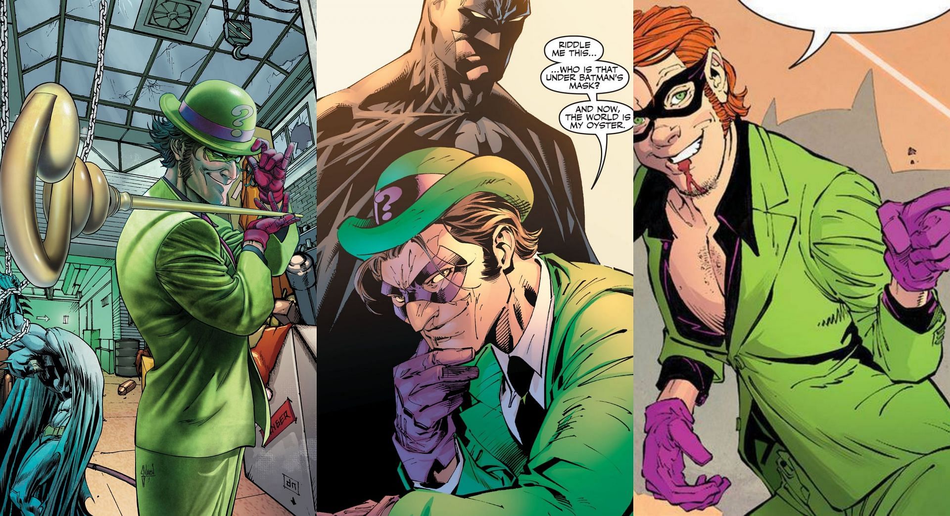 Edward Nygma aka Riddler (Images via DC Comics)