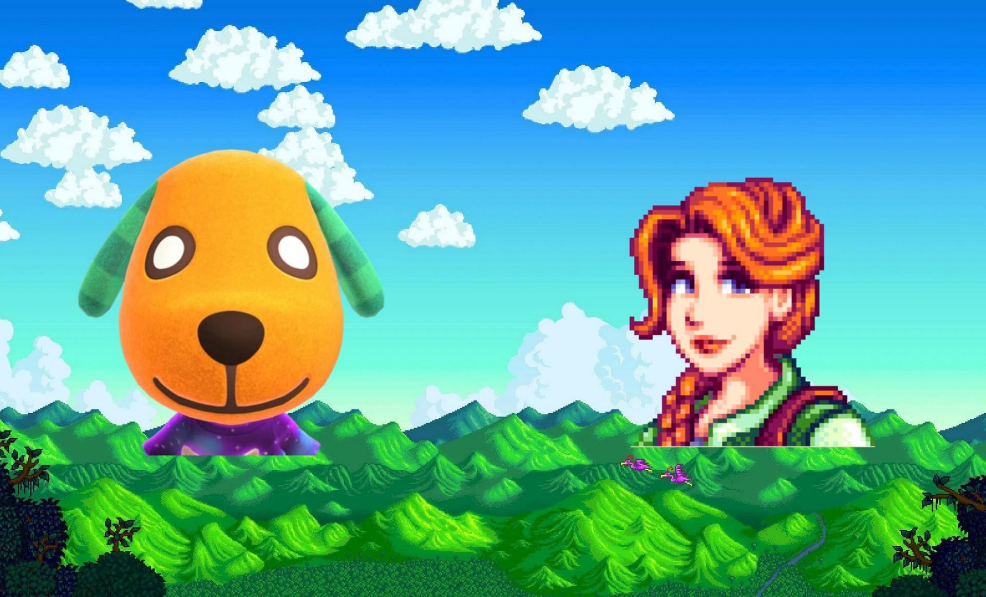 Leah and Biskit (Images via Nintendo and Stardew Valley Wiki)