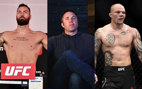 Paul Craig (left); Chael Sonnen (centre) via. YouTube/ChaelSonnen; Anthony Smith (right)