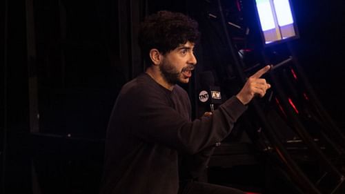 Tony Khan at an AEW event in 2022