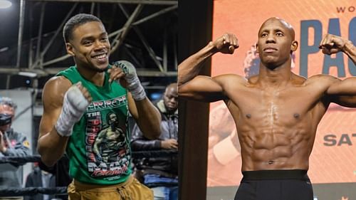 Errol Spence Jr. (left) and Yordenis Ugas (right)