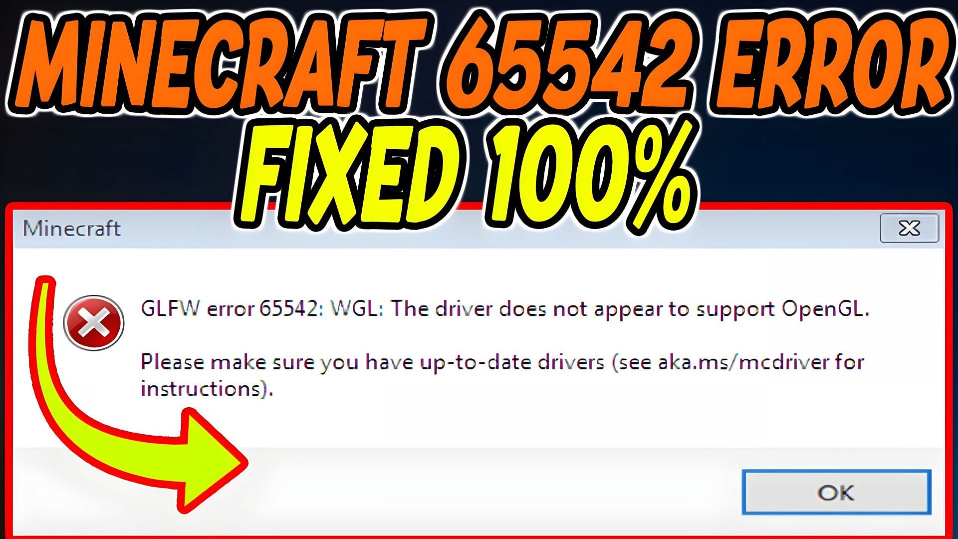 The Minecraft 65542 error has affected many users but can be fixed easily (Image via YouTube, ShonnyHD)