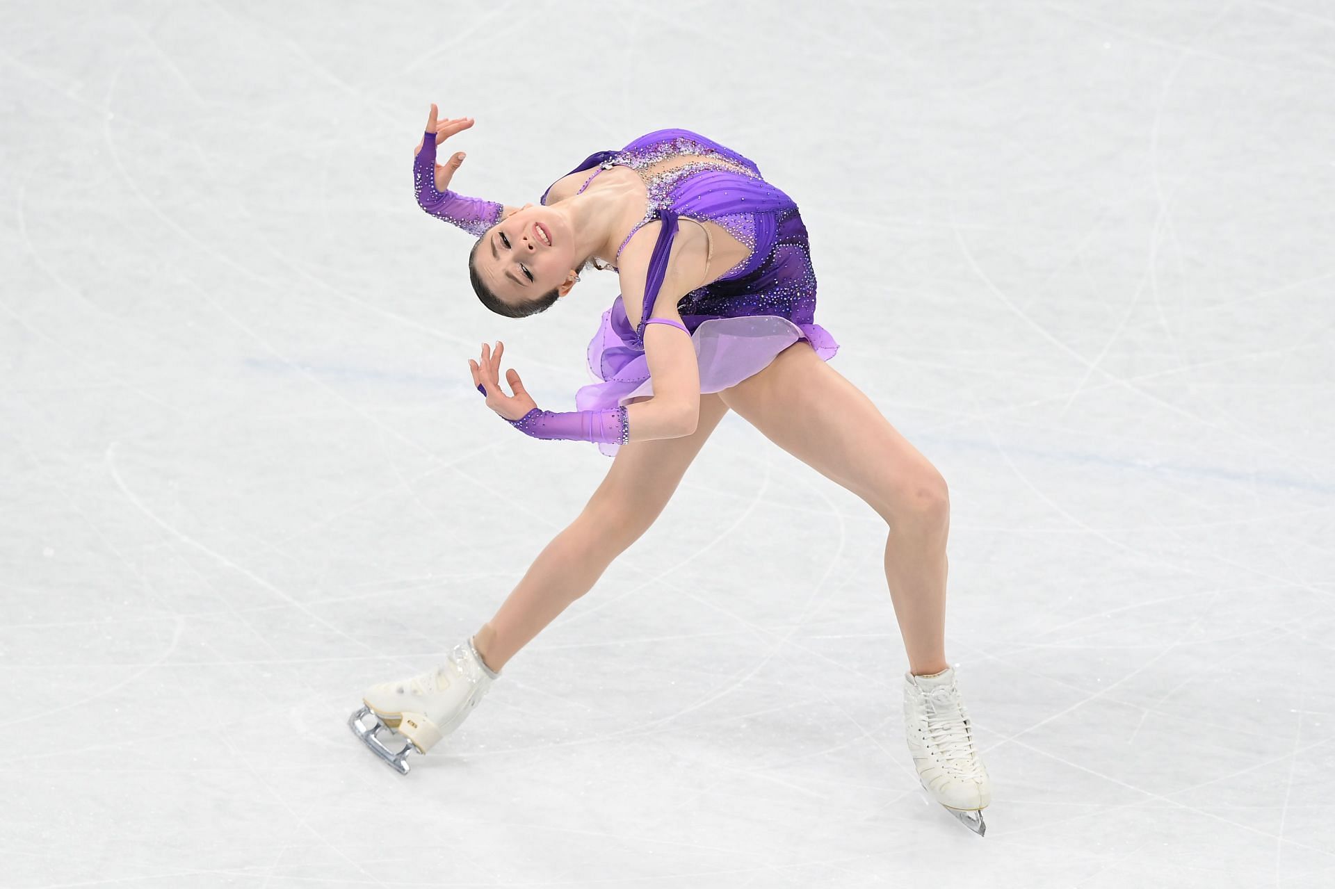 Figure Skating - Beijing 2022 Winter Olympics Kamila Valieva in action