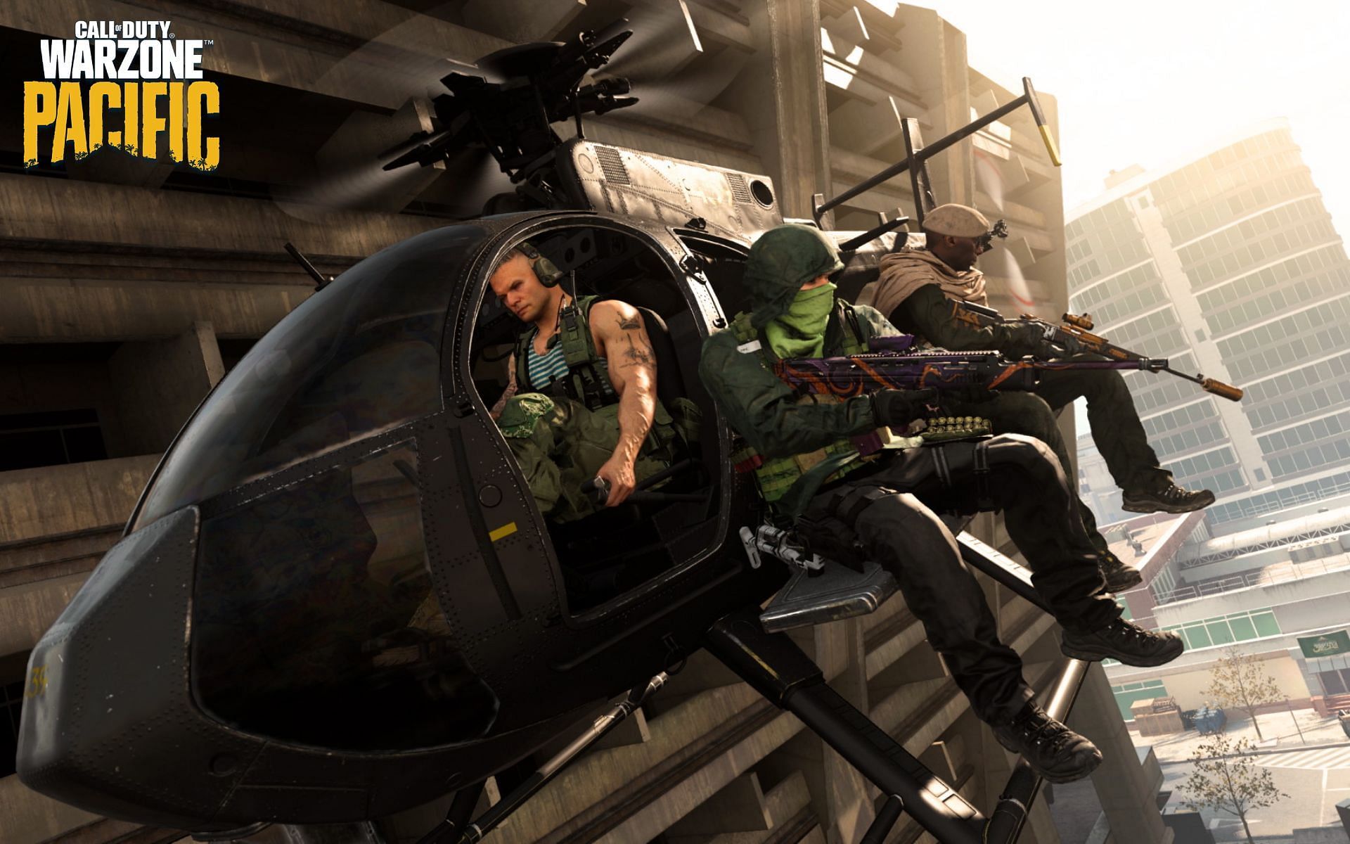 The latest Call Of Duty: Warzone update mistakenly buffed the health of helicopters (Image via Activision)