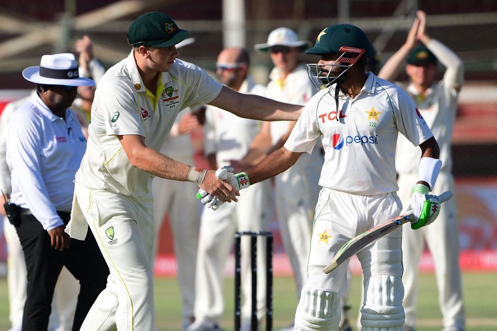 पाकिस्तान-ऑस्ट्रेलिया के बीच दूसरा टेस्ट मैच ड्रॉ (Photo Credit - ICC)