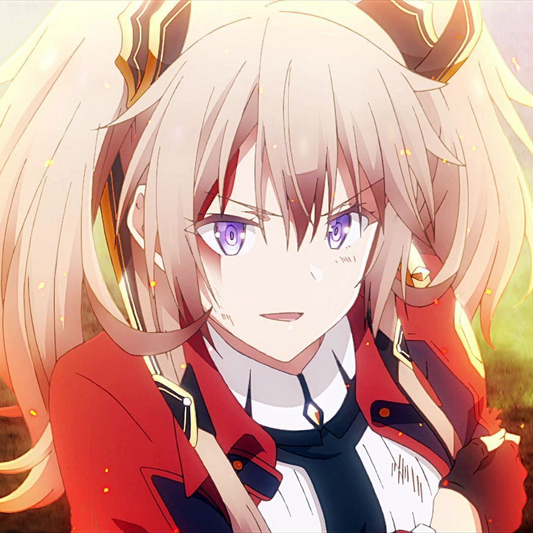 Sasha Necron as she appears after a battle in the anime &#039;Misfit of Demon King Academy&#039; (Image via SILVER LINK)