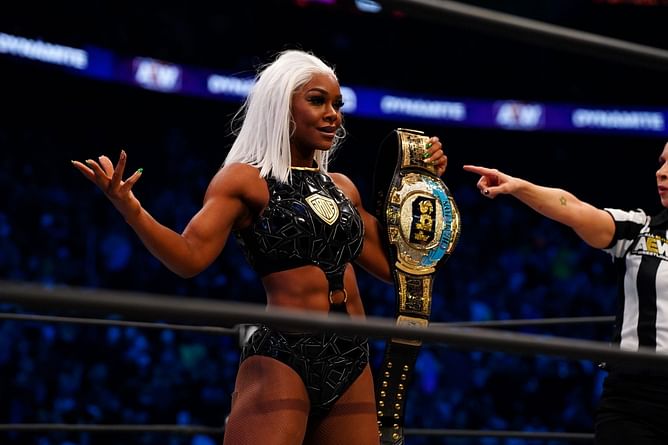 AEW star Jade Cargill sends a message to former WWE Superstar after in-ring kiss at Revolution