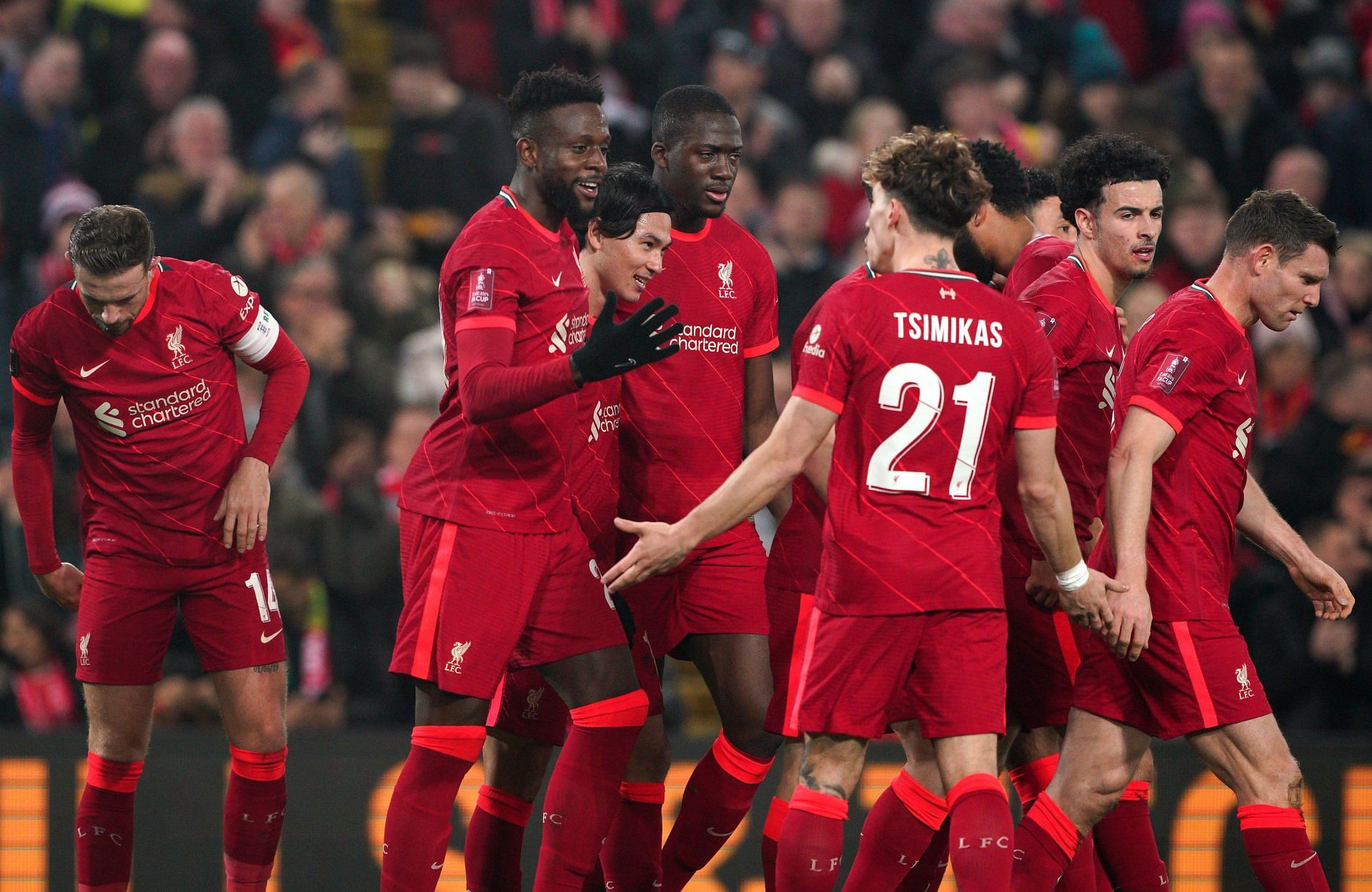 Liverpool are into the quarter-finals of the FA Cup after beating Norwich City.