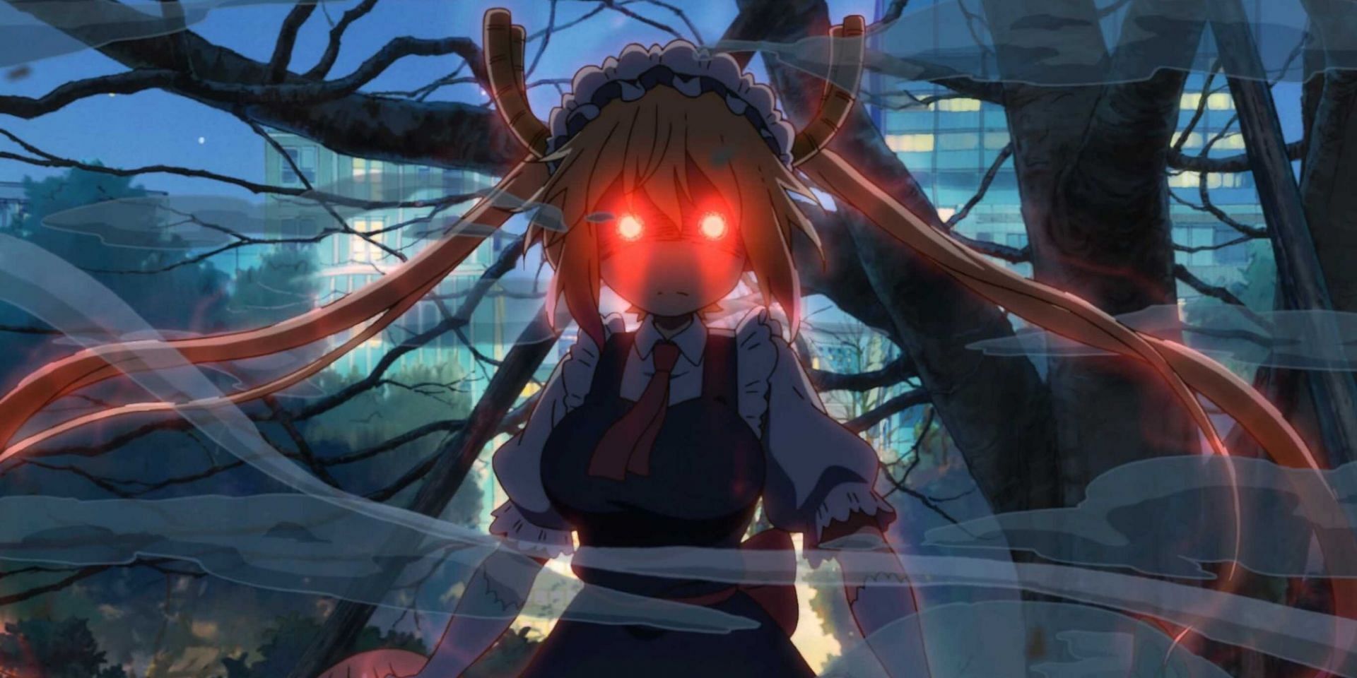 Tohru raging in the anime (Image via Kyoto Animation)