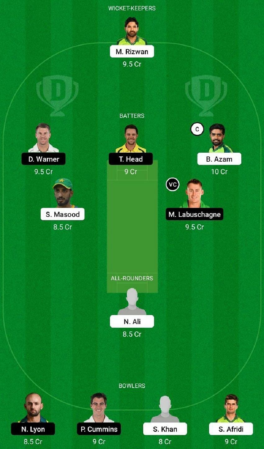 PAK vs AUS Dream11 Fantasy Tip #2