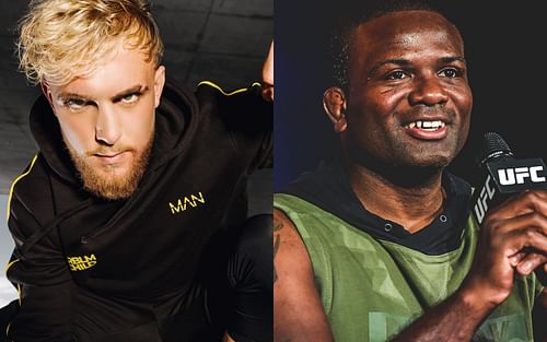 Jake Paul (L) via Instagram @jakepaul and Din Thomas (R) via Twitter @espnmma