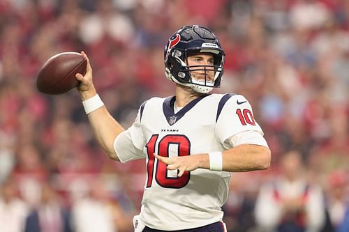 Houston Texans quarterback Davis Mills