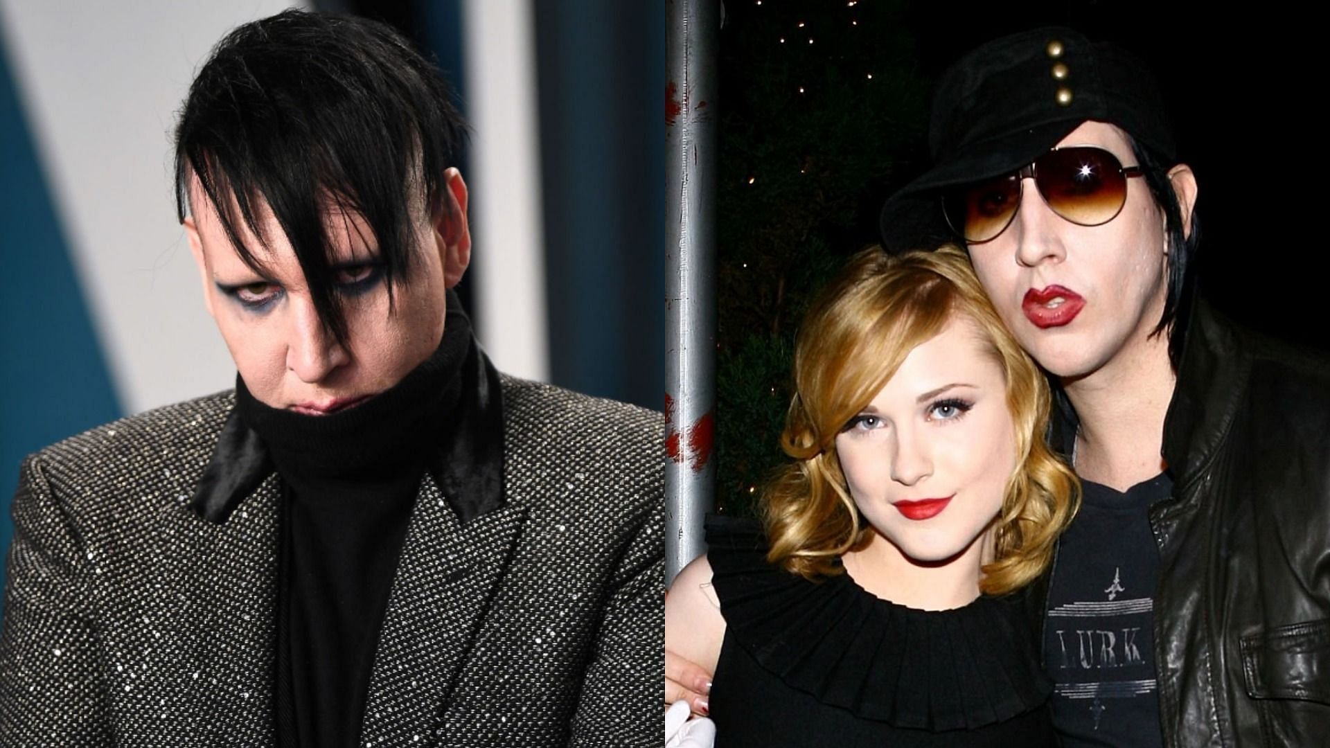 Marilyn Manson has filed a defamation lawsuit against ex-fiancee Evan Rachel Wood (Image via Karwai Tang/Getty Images and Scott Wintrow/Getty Images)