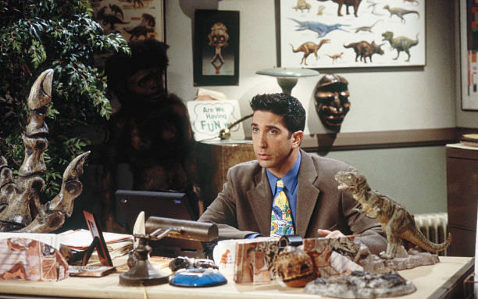 David Schwimmer as Ross Geller on Friends (Image via Getty Images)