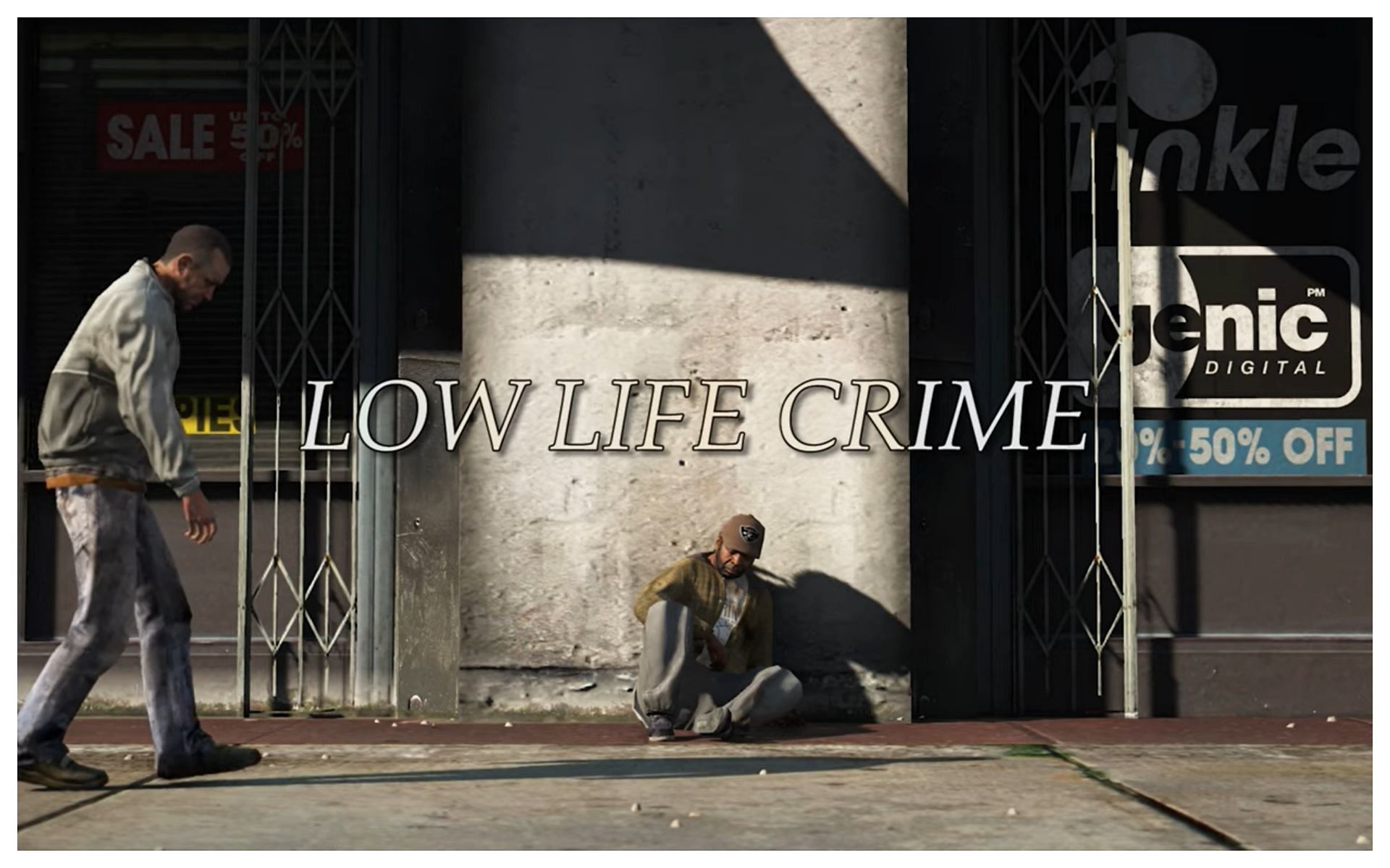 Low Life Crime in a high-end GTA 5 (Image via YouTube @just Gesha)