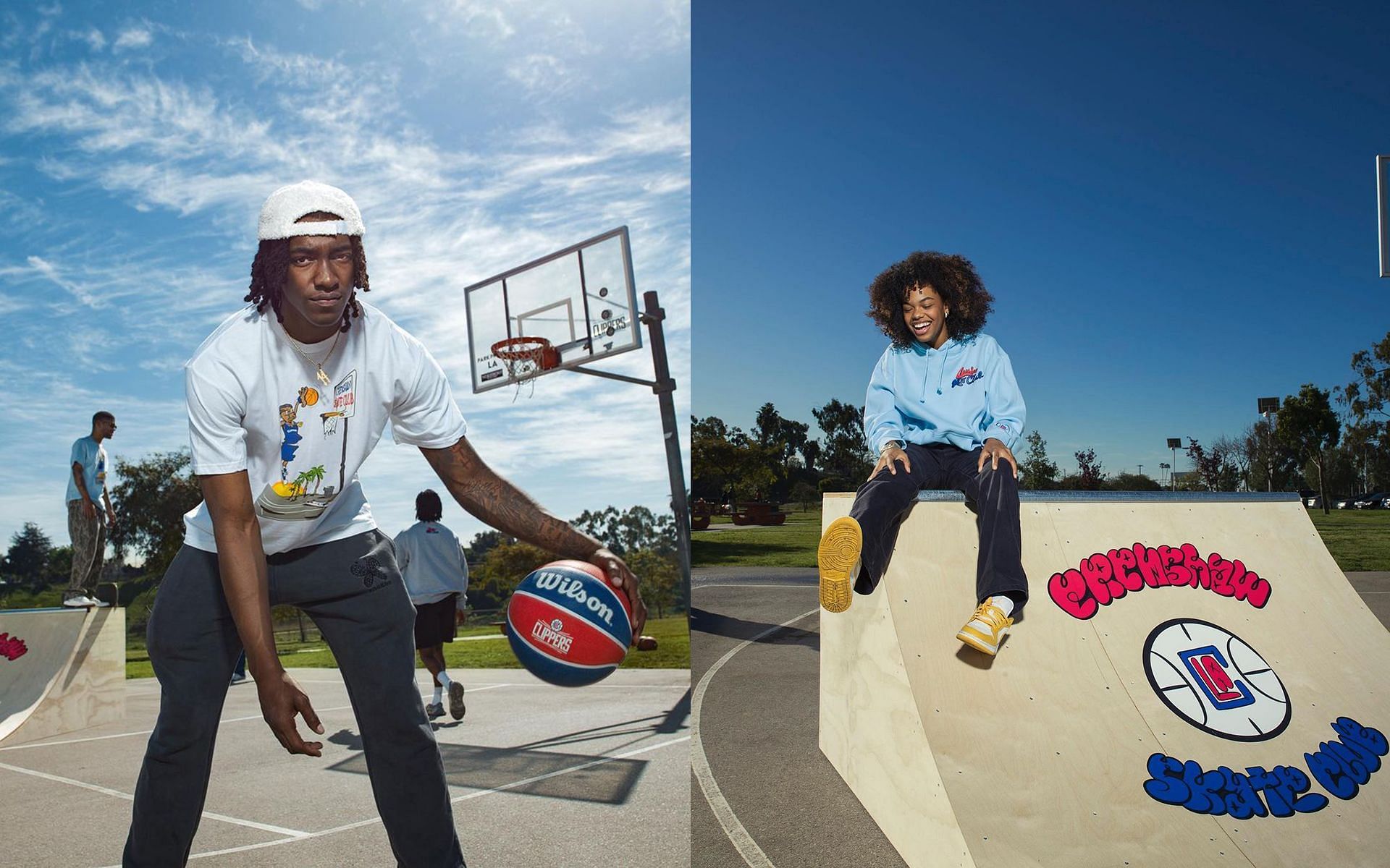 Los Angeles Clippers X Crenshaw Skate Club art shirt - Limotees