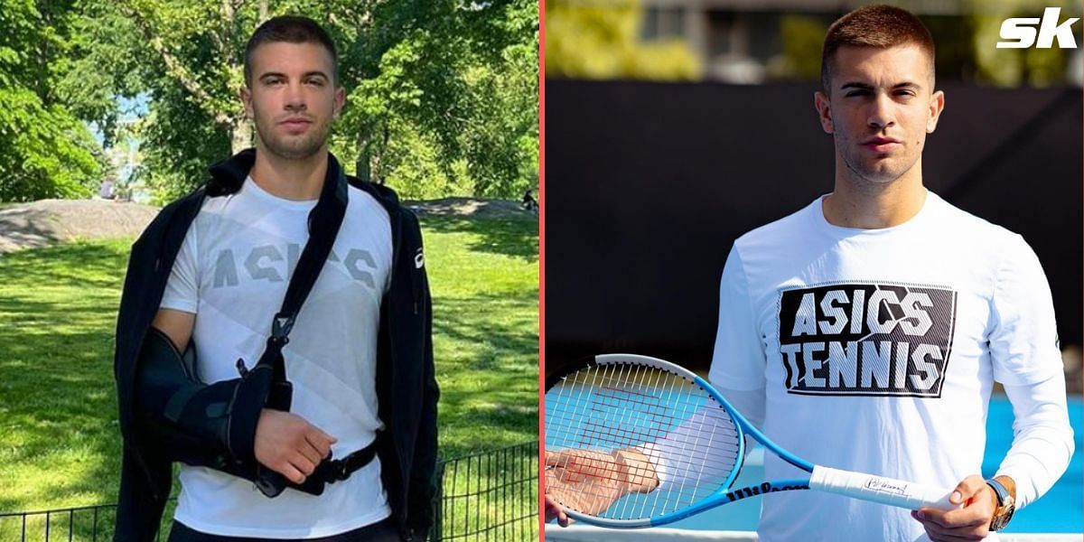 Borna Coric suffered a shoulder injury in 2021