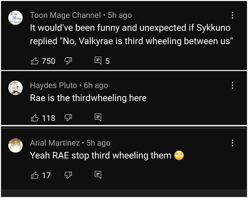 Some felt Valkyrae was the third wheel, between Sykkuno and Felix (Image via YouTube)