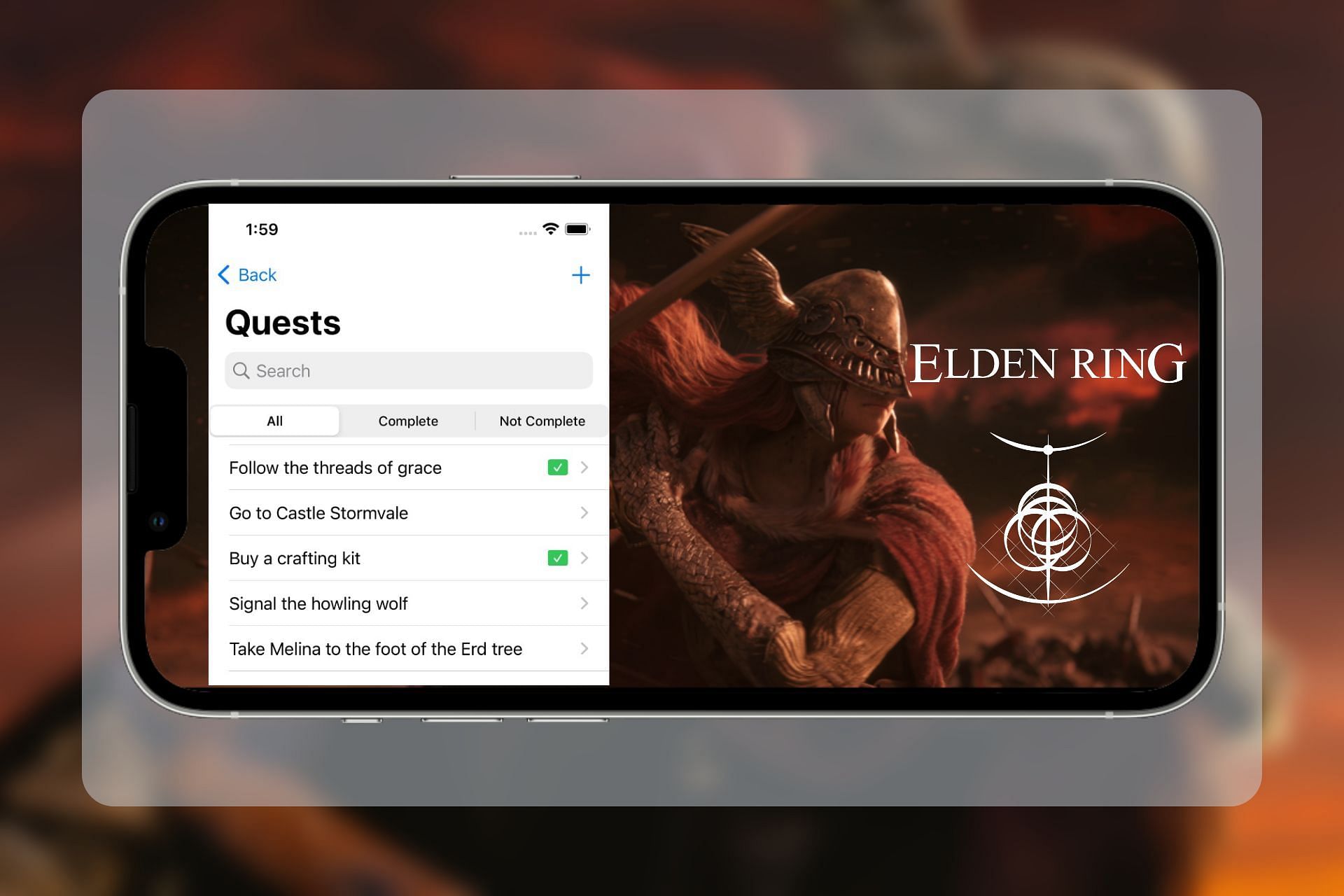 How players can track Elden Ring quests with an iOS app