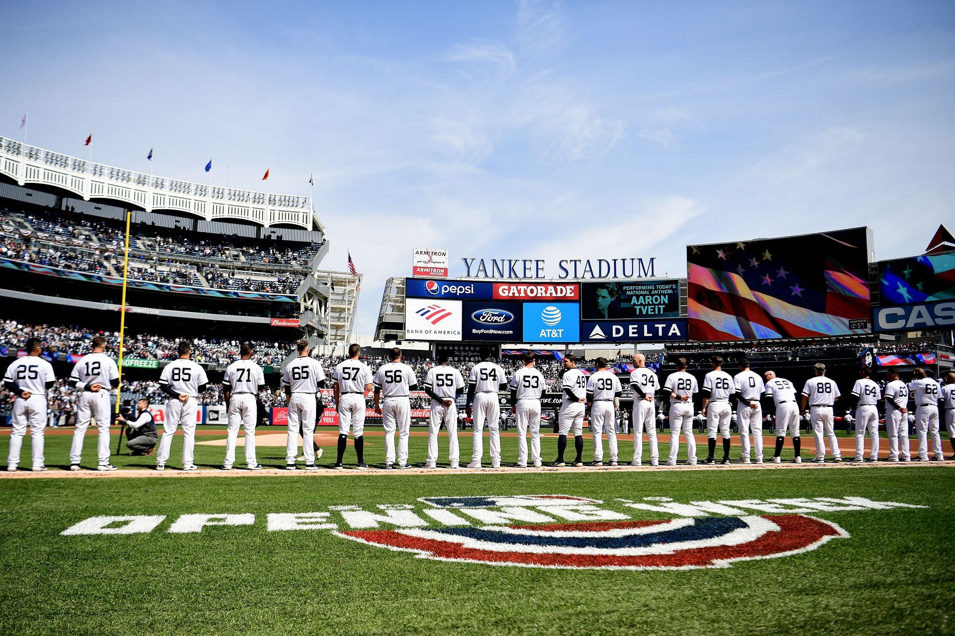 Yankee Stadium will host the opening game of the 2022 season