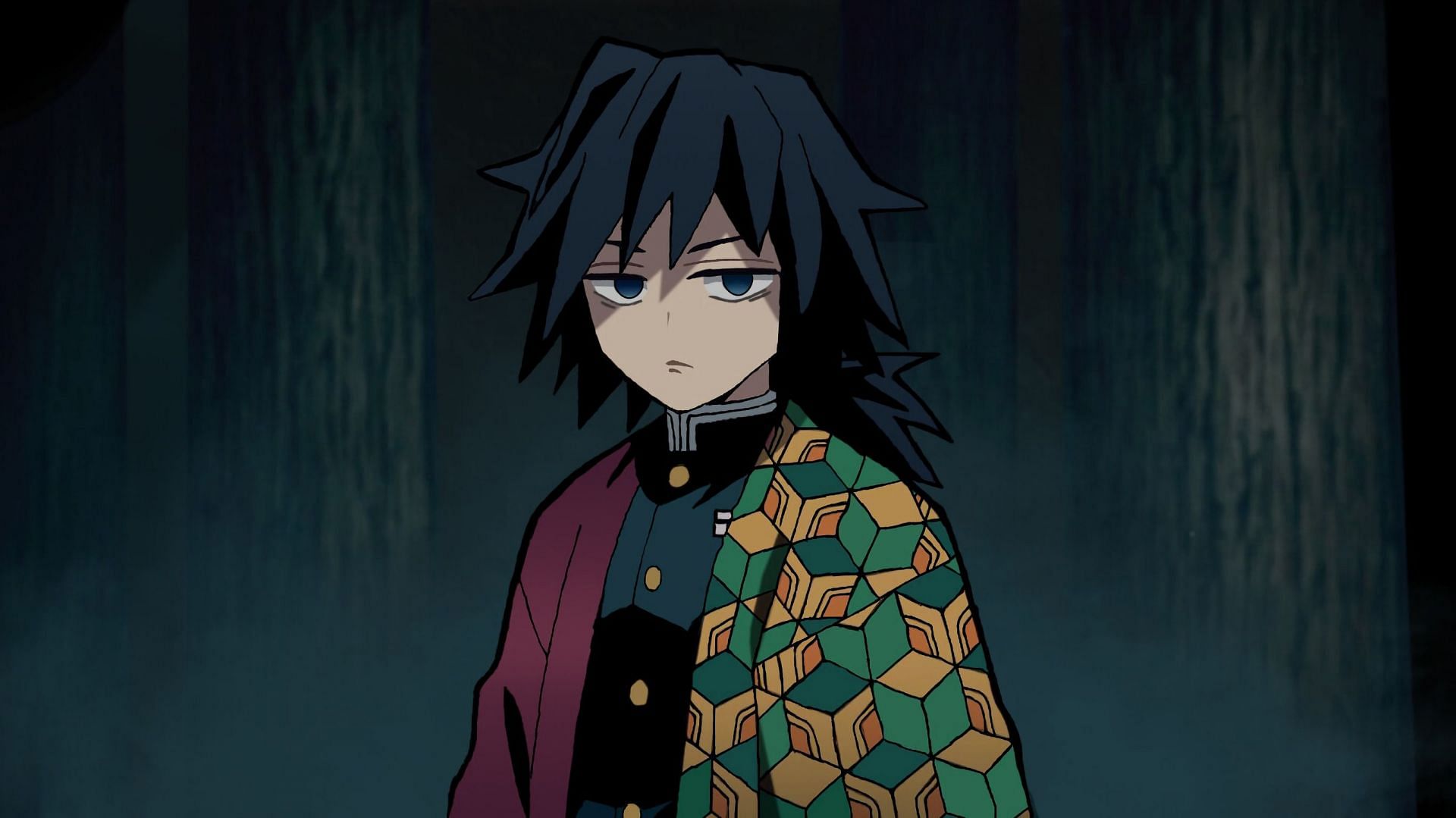 Giyu Tomioka, as seen in the anime, Demon Slayer: Kimetsu no Yaiba (Image via Ufotable)