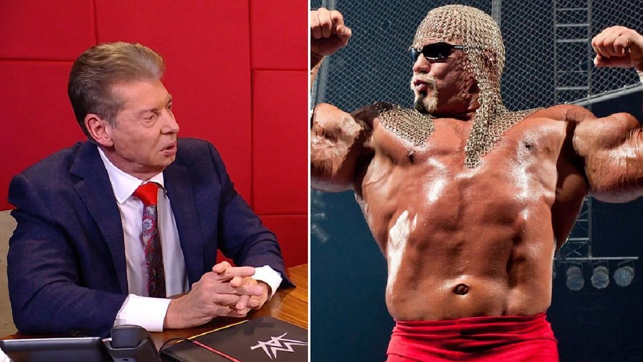 WWE Chairman Vince McMahon and Scott Steiner