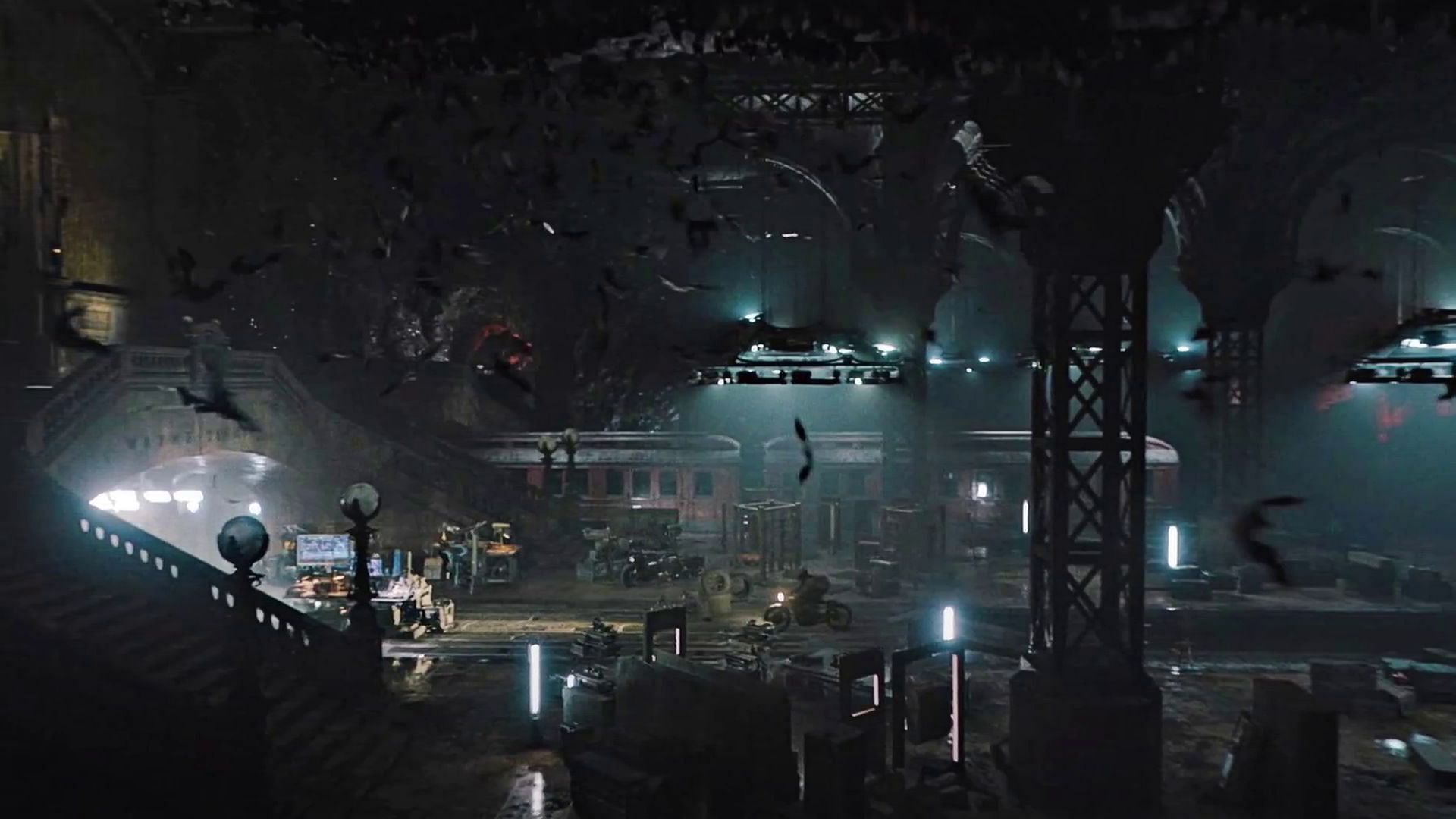 The Batcave, now complete as Bruce becomes Gotham&#039;s Lethal Protector (Image via Warner Bros.)