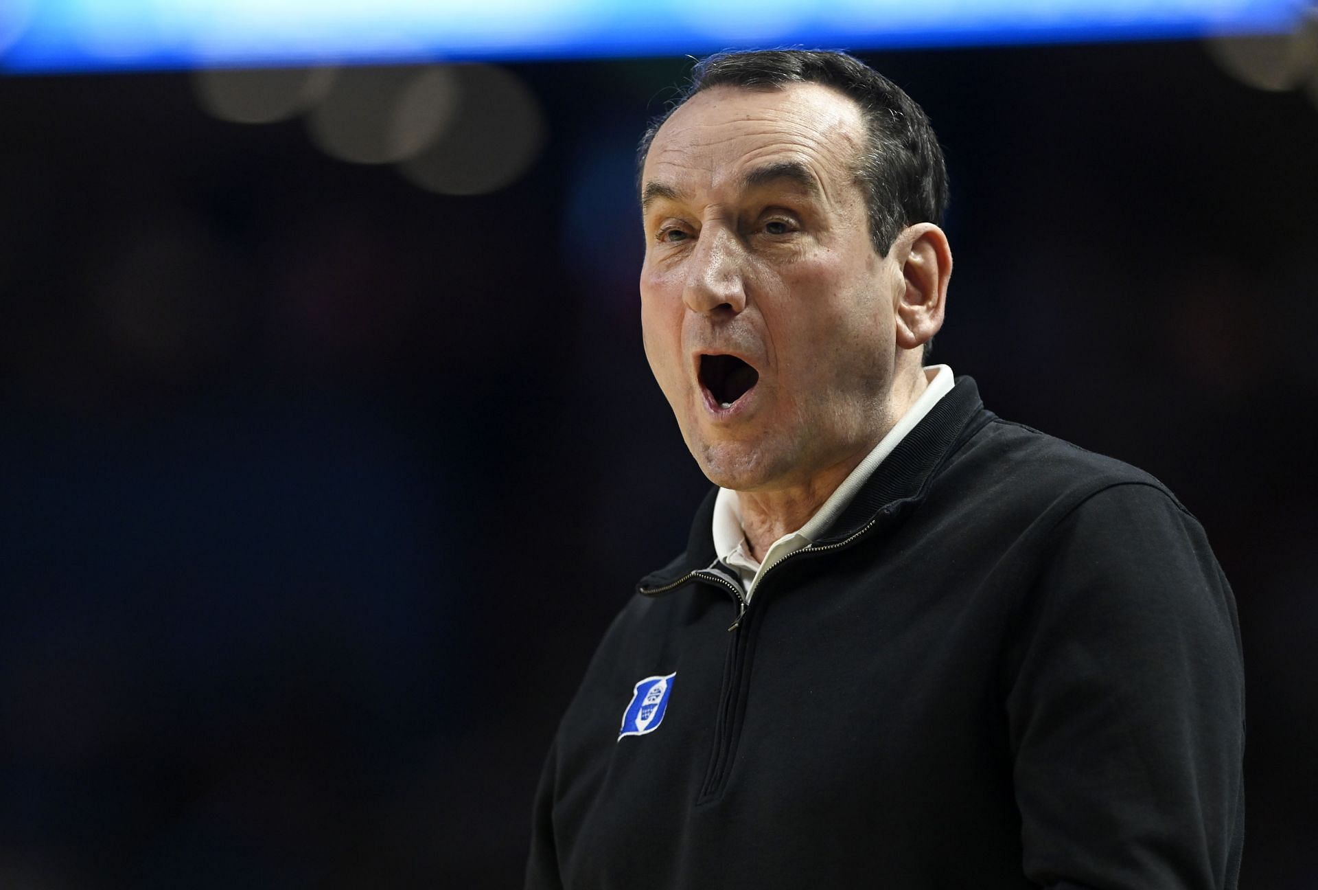 Blue Devils head coach Mike Krzyzewski