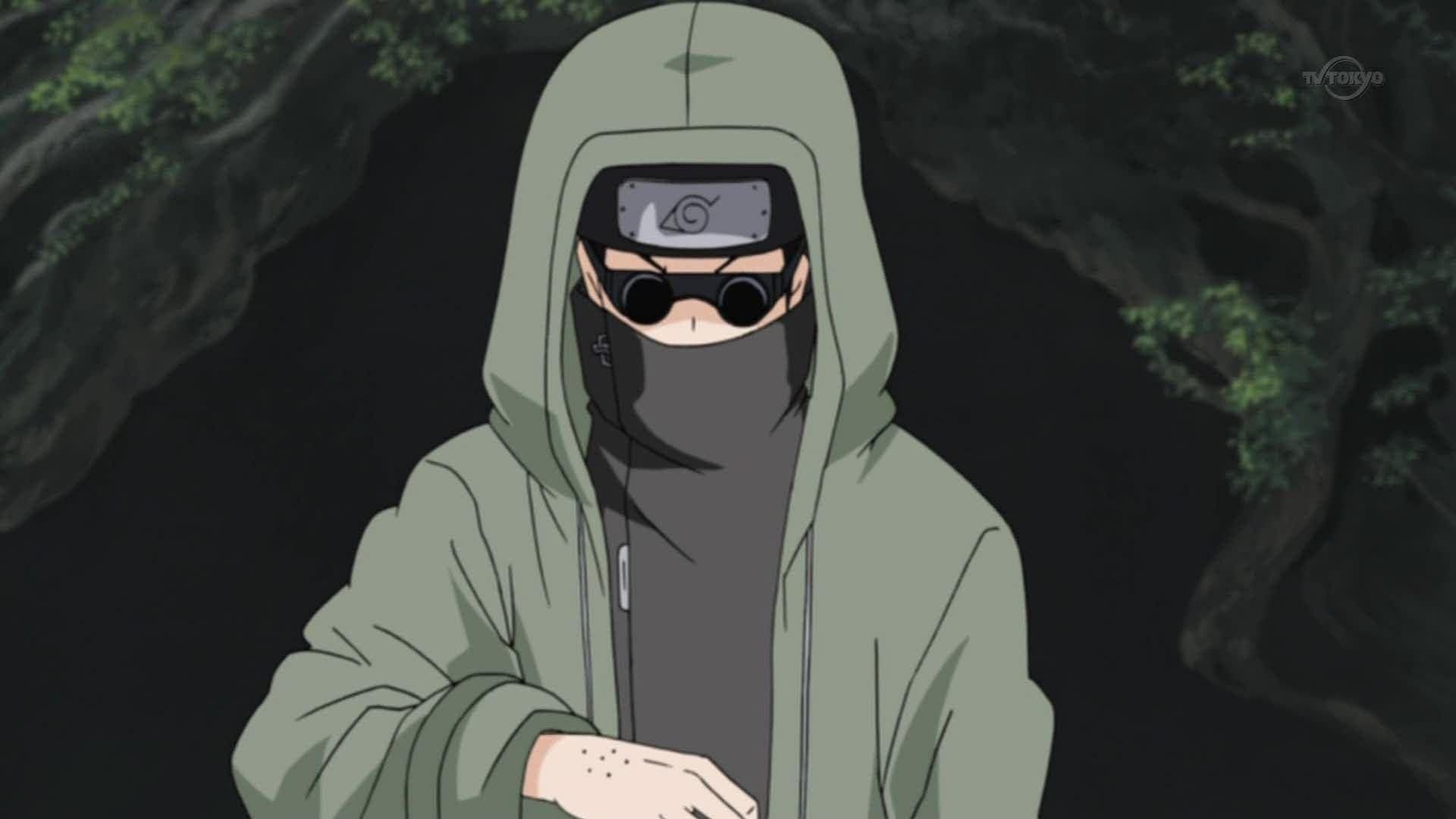 Shino Aburame, as seen in the anime Naruto (Image via Studio Pierrot)