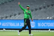 Glenn Maxwell in action during the BBL - Stars v Hurricanes