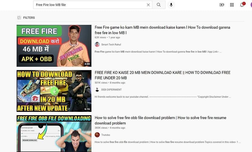 Garena Free Fire low MB file: All you need to know