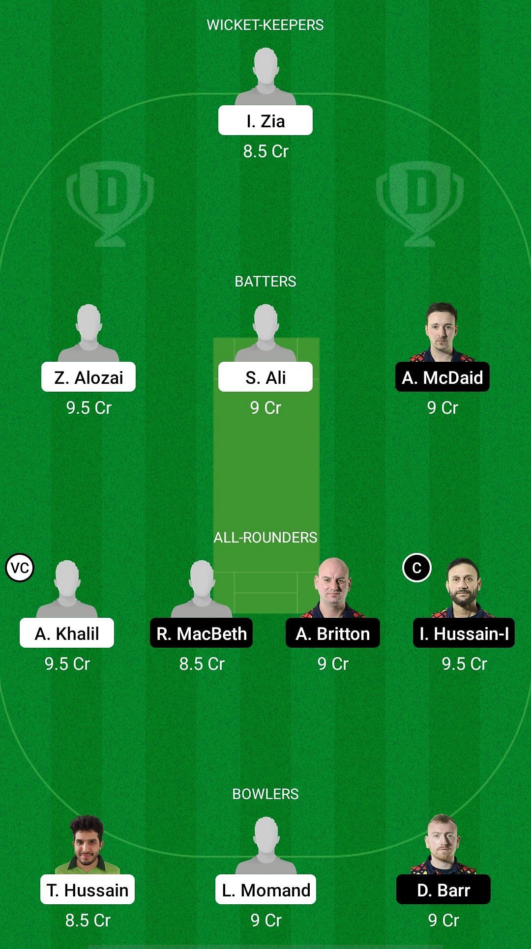 ALZ vs BRI Dream11 Prediction - ECL T10