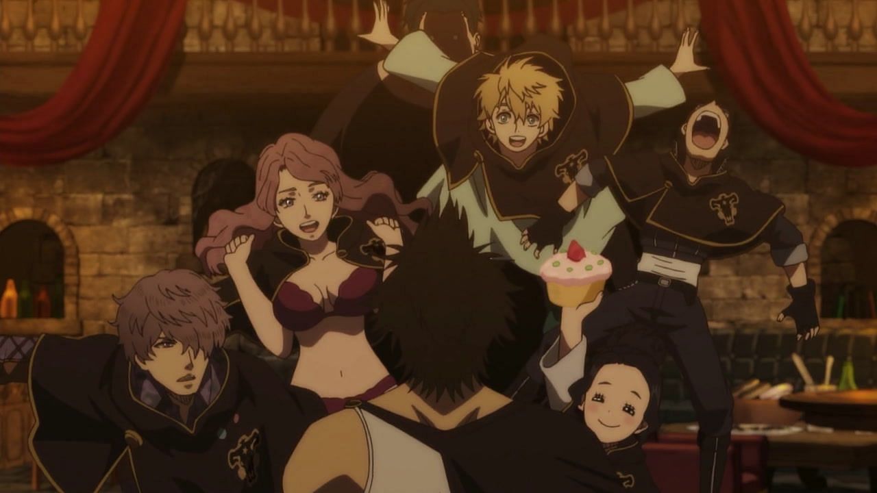 Enter captionEnter captionSome members of the Black Bulls as seen in the anime (Image via Studio Pierrot)